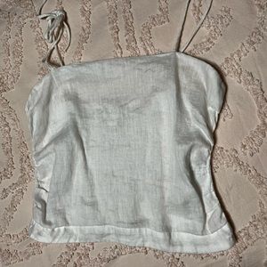 H&M Cami tank with tie shoulders